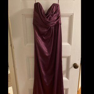 Amsale Strapless Prom Dress